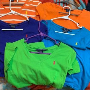 Lot of polo shirts